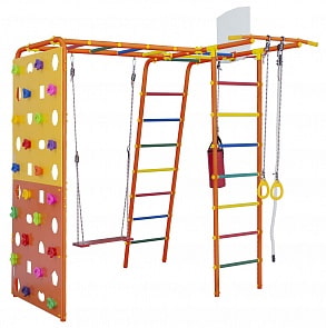 Детский спортивный комплекс Street 2 Smile, оранжевый радуга (Формула здоровья, СГ000004273)