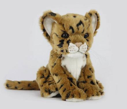Мягкая игрушка - Детеныш леопарда, 17 см. 