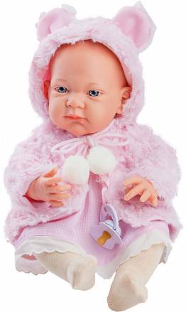 Кукла Бэби в розовой накидке, 36 см 