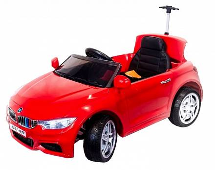 Электромобиль BMW 3 красного цвета 
