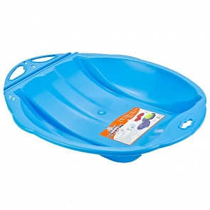 Санки-ледянки - Веселый паровозик, голубой (Ковров, 8051-00sim)