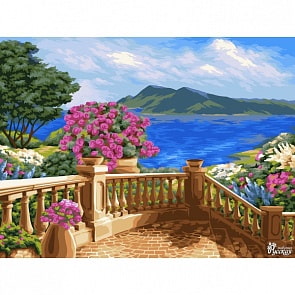Рисование по номерам на холсте – Солнечный залив, 40 х 50 (Фабрика Творчества, A120)