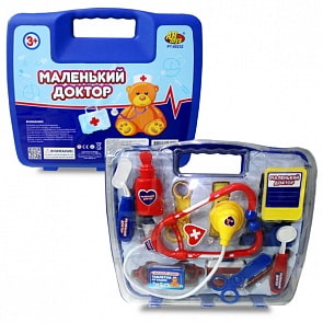 Игровой набор серии Маленький доктор на 14 предметов, в чемоданчике (ABtoys, PT-00232)