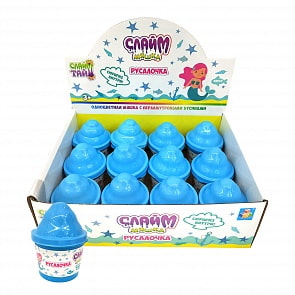 Слайм-мяшка - Русалочка с сюрпризом, 100 г (1toy, Т16588)