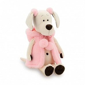 Мягкая игрушка – Собачка Лапуська: Меховой стиль, серия Life, 25 см (Orange Toys, OS676/25)