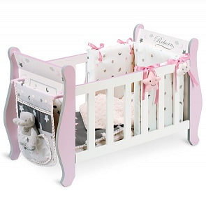 Кроватка для куклы из серии Скай, 63 см (DeCuevas, 54724) Кроватка для куклы из серии Скай, 63 см (DeCuevas, 54724)