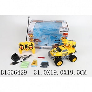 Джип на радиоуправлении с аккумулятором, usb зарядное устройство, стреляет, несколько цветов (B1556429sim)