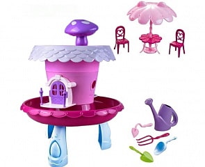 Коттедж волшебный, со звуковыми и световыми эффектами, цвет розовый, без семян (BK1801)