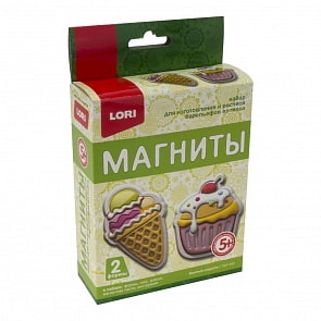 Магниты из гипса - Вкусные сладости (Lori, Пз/Г-015)