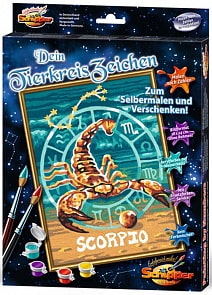 Раскраска по номерам, Знаки Зодиака. Скорпион (Schipper, 9390679)