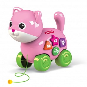 Игрушка из серии Веселая каталочка - Котик (Азбукварик, 28424-8)