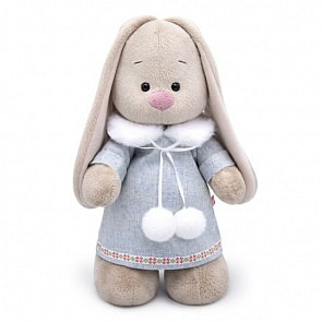 Мягкая игрушка – Зайка Ми в трикотажном платье, большой (Budi Basa, StM-301)