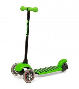 Трехколесный самокат Glider de luxe mini green Y-Bike, 4559RT