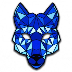 Световая маска с датчиком звука - GeekMask Cyber Wolf (GeekMask, GM-CWLF)