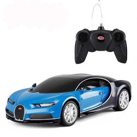 Машина на р/у – Bugatti Chiron, 1:24, синий 