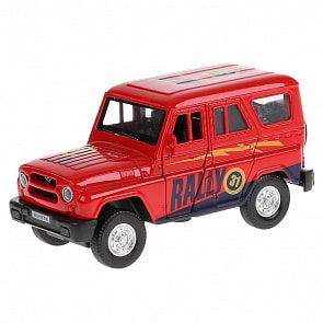 Машина металлическая Uaz Hunter Спорт, 12 см, открываются двери, инерционная (Технопарк, HUNTER-S)