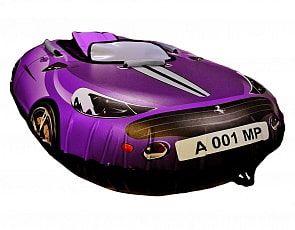 Тюбинг Ferrari Snow Racer с сиденьем, длина 120 см., сиреневый (RT, 4514RT)