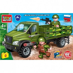 Конструктор ГАЗ Sadko Next 114 деталей (Город мастеров, 7194-KK)