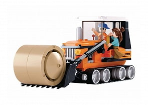 Конструктор - Город. Ферма: экскаватор с фигурками, 165 деталей (Sluban, M38-B0558)