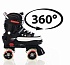 Ролики Roller Skate, размер 36-39, черные  - миниатюра №1