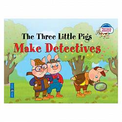 Книга на английском языке из серии Читаем вместе - Три поросенка становятся детективами. The Three Little Pigs Make Detectives (Айрис-Пресс, 21147АП) - миниатюра