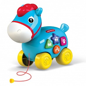 Игрушка из серии Веселая каталочка - Лошадка (Азбукварик, 28423-1)