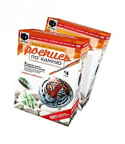 Набор для творчества №4. Роспись по камню "Хозяин саванны" (Фантазер, 394004) 