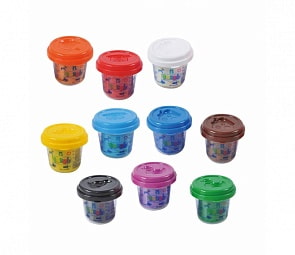 Пластилин, 10 цветов (Playgo, Play 8610veg)