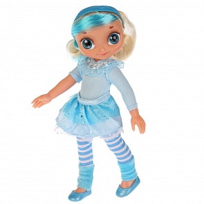 Интерактивная кукла Сказочный патруль – Снежка, 33 см, с набором для волос: тату, краска, стразы (Карапуз, SP0117-S-RU-BTY)