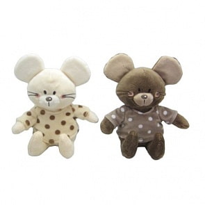 Мягкая игрушка - Мышонок Мики-горошинка, 15 см (Fluffy Family, 681589)