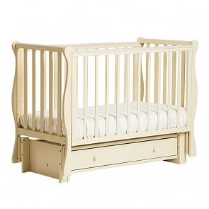 Кровать маятниковая продольная КУБАНОЧКА БИ 40.3 Кубаночка-4 (слоновая кость)