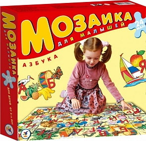 Мозаика для малышей. Азбука (мега-пазл) (Дрофа, 1711/35201)