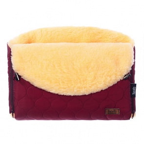 Муфта меховая для коляски Nuovita Polare Pesco Bordo/Бордовый (Nuovita, NUO-mPOLP_2126)