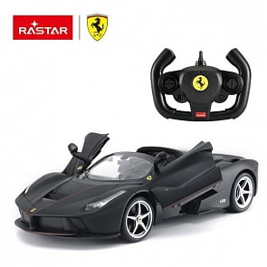 Машина на радиоуправлении 1:14 Ferrari LaFerrari Aperta, цвет чёрный (Rastar, 75800B)
