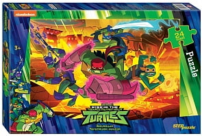 Макси-пазлы - Черепашки Ниндзя, 24 детали (Step Puzzle, 90052)