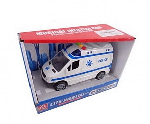 Машина Полицейская, свет и звук (Junfa, RJ6689B)