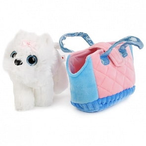 Мягкая игрушка - Собачка в сумке, 17 см (My Friends, CT161127R2-17Asim)