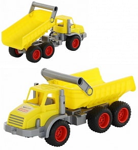 КонсТрак, трехосный автомобиль-самосвал с полуприцепом (Полесье, 37725)