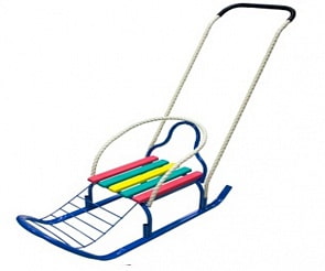 Санки - Кирюша-4К, синие (ТД Усть-Люга, 82564)