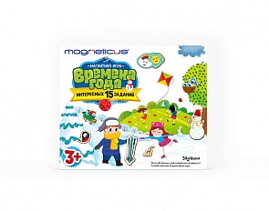 Обучающий набор - Времена года, в картонной коробке (Magneticus, POL-018)