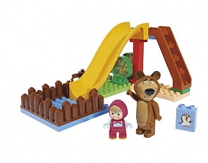 Конструктор Маша и Медведь с бассейном (BIG, 800057094)