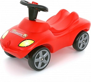 Каталка-автомобиль - Пожарная команда, со звуковым сигналом  (Полесье,  п-42255)