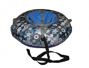 Санки надувные - тюбинг Blue Stars, диаметр 75 см. (RT, 5073RT)