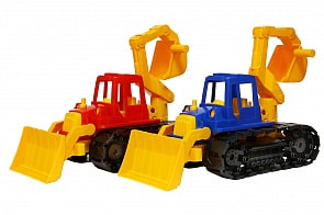 Трактор "Байкал" с грейдером и ковшом (Нордпласт, Н-139)