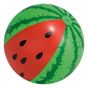 Надувной мяч – Арбуз, 107 см (Intex, с58071)