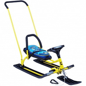 Снегокат 140 Go Go Grey Дракоша с П-образным толкателем (Барс, 7620)