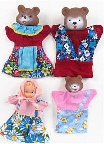 Кукольный театр "Три медведя" 4 персоны (Русский стиль, 11254в)