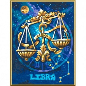Раскраска по номерам, Знаки Зодиака. Весы (Schipper, 9390678)