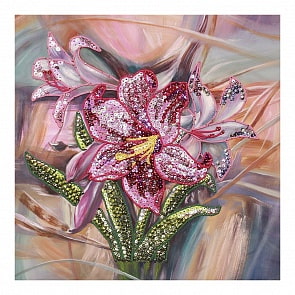 Мозаика из пайеток на холсте Лилии (Волшебная мастерская, МХ-14)