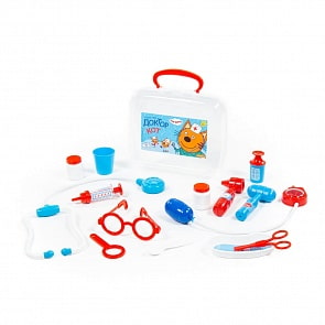 Набор доктора в чемоданчике - Три кота (Полесье, п-65346) (ассортимент)